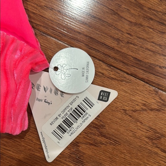 Dippin' Daisy's Hot Pink Bikini Top - Picture 2 of 4